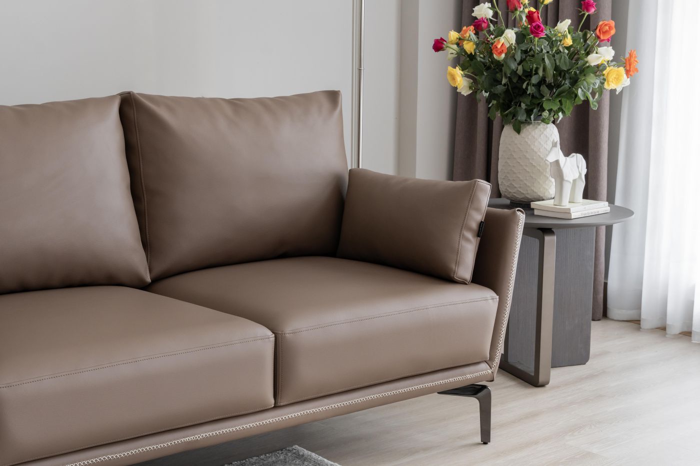 Dài 2.1m - da thật màu nâu